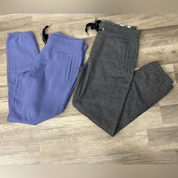 NWT Soft & Cozy Calvin Klein Joggers in dusty blue & heather grey, never worn - Picture 5 of 6